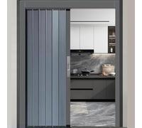 Blazea Puerta Plegable De Cocina De Aluminio con Cerradura Y Llave