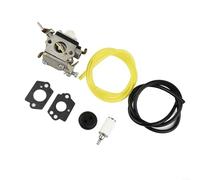 BlesConi Conjunto de carburador de repuesto para cortadores 122C 122LDX, se adapta a números de pieza 574386701 581734301, kit de reparación completo
