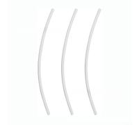 BlesConi Juego de mangueras de repuesto de plástico para inodoro, tubos de reposición de agua estándar para tanques de inodoro estadounidenses, kit de repuesto de instalación simple, blanco, 3
