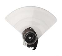 BlesConi Protector de seguridad para 255 Sierra de inglete eléctrica de 10 pulgadas de aluminio de piezas de máquina de plástico transparente y cubierta protectora de metal