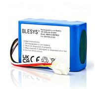 BLESYS Batería de repuesto MBPM20 de 18 V 5200 mAh para robot cortacésped, batería de iones de litio compatible con MOVA 600/1000, ViAX 250/500 y LiDAX Ultra 800/1200/1600
