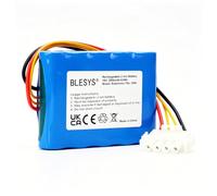 BLESYS Batería de repuesto para robot cortacésped, batería de iones de litio compatible con AL-KO Robolinho 500 I, 500 E, 500 W, 700 I, 700 E, 700 W, 800 W, repuesto para AL-KO 442175, 442632