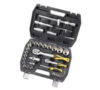 Blim Juego de Herramientas de 1/2-17 Vasos - Chicharra de 72 Dientes - Articulacion Universal - Barras de Extension - Vasos para Bujia - Adaptador de 3 Vias - Herramientas de 1/4 - Color Negro marca