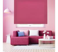 Blindecor Ara | Estor enrollable translúcido liso - Fucsia, 180 x 175 cm (ancho por alto) | Tamaño de la Tela 177 x 170 cm | Estores para ventanas