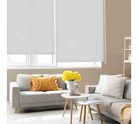 Blindecor Ara | Estor enrollable translúcido liso - Gris plata, 160 x 175 cm (ancho por alto) | Tamaño de la Tela 157 x 170 cm | Estores para ventanas