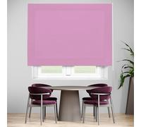 Blindecor Ara | Estor enrollable translúcido liso - Morado, 100 x 175 cm (ancho por alto) | Tamaño de la Tela 97 x 170 cm | Estores para ventanas