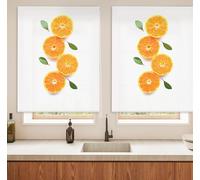 Blindecor Digital | Estor Enrollable Translúcido Estampado |Familia Cocina| Modelo C-Oranges | 110 x 180 cm (Ancho por Alto) Tamaño de la Tela 106 x 175 cm | Estores para Ventanas