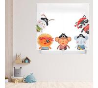 Blindecor Digital | Estor Enrollable Translúcido Estampado |Familia Infantil| Modelo F-Pirate Animal | 110 x 180 cm (Ancho por Alto) Tamaño de la Tela 106 x 175 cm | Estores para Ventanas