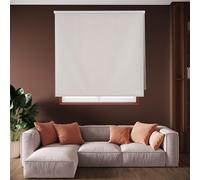 Blindecor Draco Estor Enrollable Opaco Liso, Gris Plata, 180 x 230 cm Ancho x Alto, Tamaño de la Tela 177 x 225 cm, Estores Térmicos Blackout