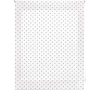 BLINDECOR Estor Enrollable Infantil - Estores Enrollables Elegantes y Prácticos - Estor para Ventana con Diseño Único - Estor Premium Enrollable White with gray stars 160x250