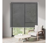 Blindecor | Estor Modelo Egeo | Estor Enrollable Screen 5% | 402 Gris OSCURO-60X180 | Medidas Tejido 56 X 175 CM.