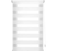 BLINDECOR Estor Sin Herramientas Noche y Día Modelo Indus - Estor Enrollable sin Taladrar - Estor Ventana Easy Fix - Estor Enrollable Noche y Día para Ventana