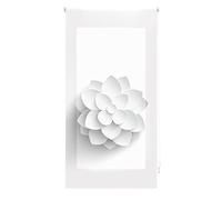Blindecor Flores | Estor Enrollable Translúcido con Estampado Impresión Digital | Modelo Flower | 90 x 180 cm (ancho por alto) Tamaño de la Tela 87 x 175 cm | Estores para Ventanas