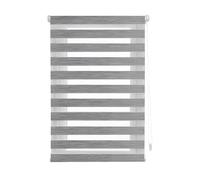 Blindecor Indus Luxury Sin Herramientas | Estor Antracita 42 x 180 cm Noche y Día Sin Taladrar | Tamaño de la Tela 39 x 175 cm | Estor Ventana abatible