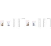 Blindecor Kit 3 escuadras 10 cm color blanco para instalación de estores (Paquete de 2)