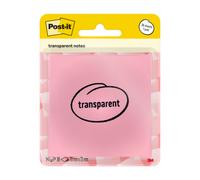 Blister 36 hojas notas transparentes 600-1trspo 73x73 mm naranja paste