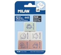 Blíster 5 gomas Rectangulares con dibujos infantiles 445 MILAN