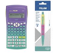 Blíster calculadora científica M240 Sunset Verde & Blíster 1 bolígrafo Compact Sunset