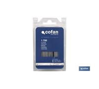Blister clavos con cabeza m-15mm (1.700 pcs)