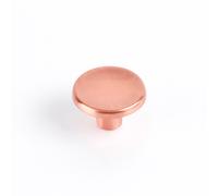 Blister con 2 pomos redondos para mueble fabricado en zamak acabado or