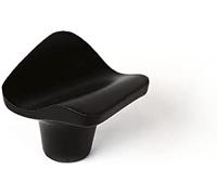 Blister con 4 pomos metálicos para mueble, con acabado negro mate mod