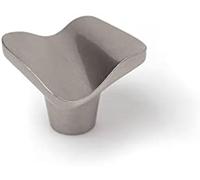 Blister con 4 pomos metálicos para mueble, con acabado níquel satina