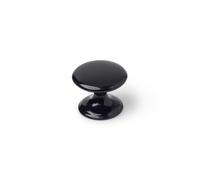 Blister con 4 pomos redondos para mueble fabricado en zamak acabado ne