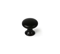 Blister con 4 pomos redondos para mueble fabricado en zamak acabado ne