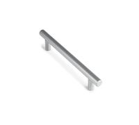 Blister con 4 tiradores de mueble tipo asa fabricado en acero inoxidab