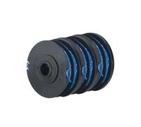 Blíster de 3 carretes de hilo trenzado doble de Ø 1,6 mm (3,1 m) para cortabordes eléctricos