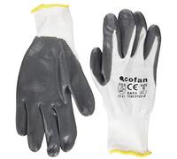 Cofan Blister G 100% POLI. IMPREG. nitrilo gris T-8 12 unidades