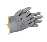 BLISTER G. 100% POLIEST. IMPREG. PU GRIS T-9 BL - Unid: 12