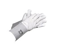 Blíster de guante de piel vacuno con manguito 13 cm talla 9 venta unitaria