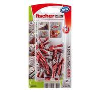 Blister taco fischer duopower 5-25(45u) paro tornillos de 3-4mm med.taco 5-25