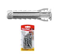 Fischer - Tobillo de nailon de expansión SX Plus 5x25 con collar, todos los materiales/Blister de 50
