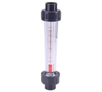 BLLBOO Caudalímetro de Agua Tipo LZS-15 - Medidor de Flujo Plástico 25-250L/H, Precisión del 4% para Tuberías DN15 (1/2"), Ideal para Industria Química, Alimentos y Medio Ambiente