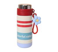 blloocod Termo de Acero Inoxidable 316, Botella de Agua Térmica 500ml, Vaso para Café con Tapa Segura, Frasco de Viaje para Oficina y Viajes Largos, Individual- Rojo