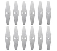 BLLREMIPSUR 12 cuchillas de metal para malas hierbas, hoja de sierra para cortacésped, ajuste universal para recortadoras de gas y eléctricas