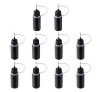 Blmirror 10 con Aplicador de Punta de Precisión, Botella de Plástico con Aguja de Metal Negra, 10 Ml, con Aplicador de Punta de Precisión