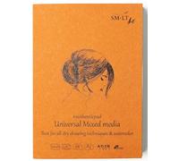Bloc de 40 hojas para dibujo y acuarela SMLT Art - 200 g/m² 5MIXA-40