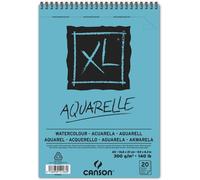 Bloc de dibujo canson xl aquarelle con espiral grano fino a5 300g 30h