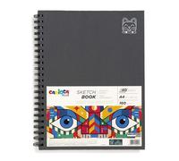 Bloc de dibujo carioca plus tapa dura liso grano fino a4 160g 40h