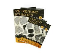 Bloc de dibujo fabriano esbozo con espiral liso papel schizzi a3 90g 8