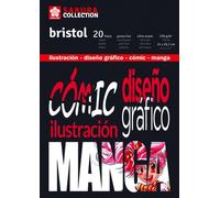 Bloc de dibujo sakura comic y manga encolado liso a4 250g 20h