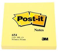 Bloc de notas adhesivas quita y pon post-it 76x76mm -pack promocional