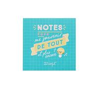 Bloc de notas y notas ahesivas para recuerdo de todo