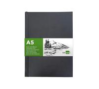 Bloc dibujo liderpapel esbozos encuadernado din a5 210x148 mm 100 hojas 100 g/m2 color negro - DL12