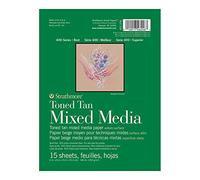 Bloc Enc 15,2x20,3 15H Strathmore Mix Media (400) 300g Bronceado