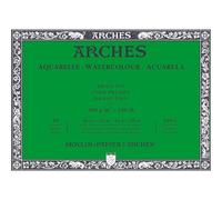 Arches Papel de acuarela en bloc 1795063, 36x51 cm, 300 g/m², grano fino, 20 hojas, blanco natural