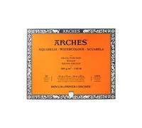 Bloc Enc 4L 41x51 20H Arches Aquarelle 100% Grueso 300g Blanc Nat